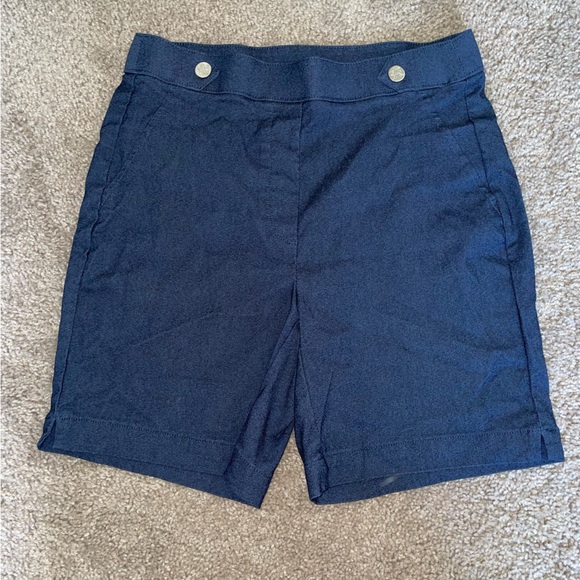 Rafaella Shorts Navy Blue 6 - Picture 1 of 8